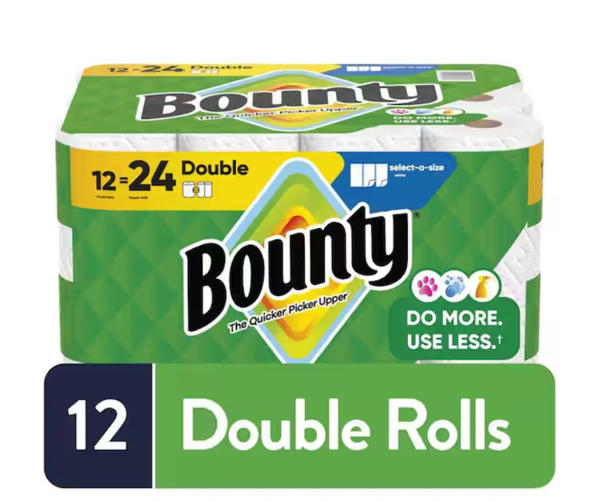 White, Select-A-Size Paper Towel Roll (12 Double Rolls)
