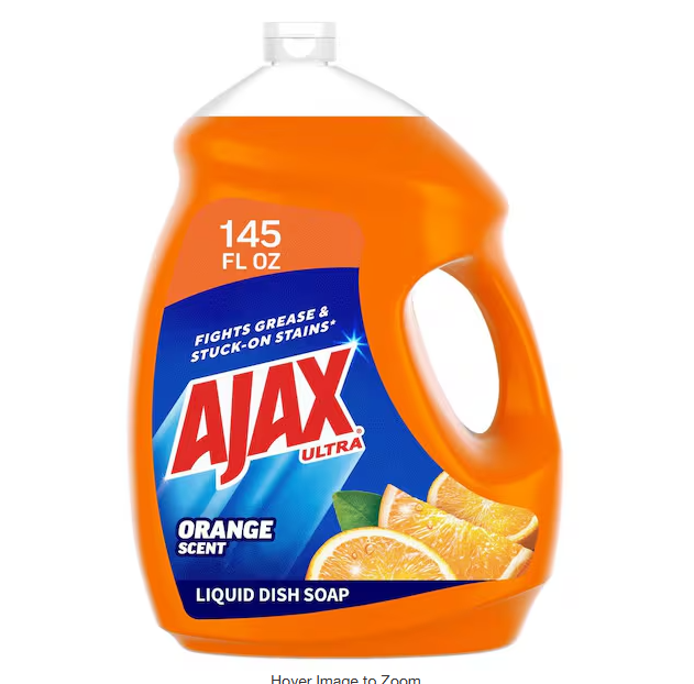 Ultra Triple Action 145 oz. Orange Liquid Dish Soap