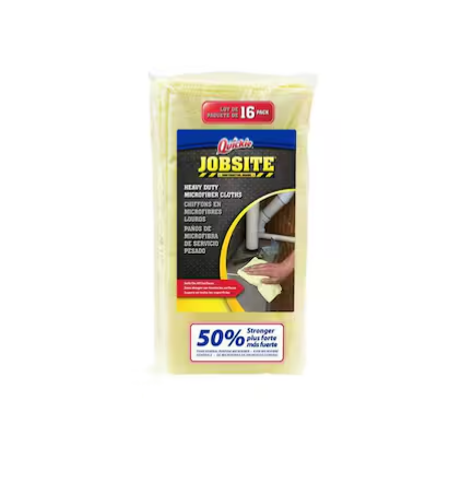 Jobsite Heavy-Duty Microfiber Cloth (16-Pack)