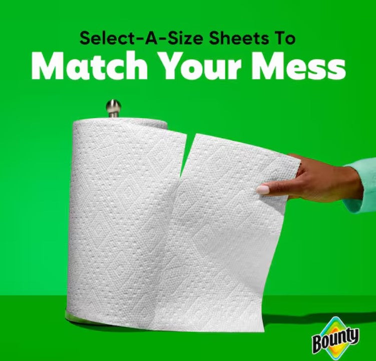 White, Select-A-Size Paper Towel Roll (12 Double Rolls)