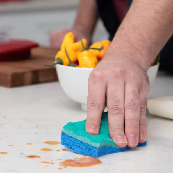 Scrunge Multi-Use No Scratch Sponge (4 Sponges)