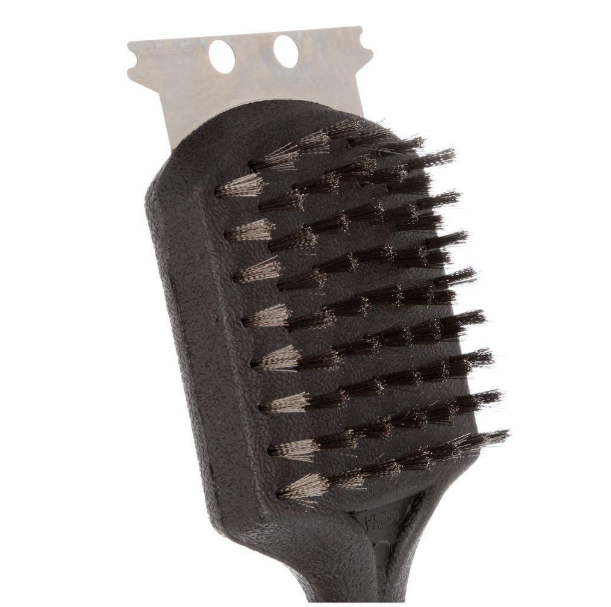 Grill Brush & Scraper for BBQ Cleaning