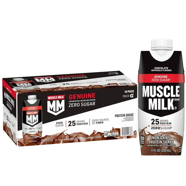 Muscle Milk Genuine Protein Shake – Chocolate, 11 oz