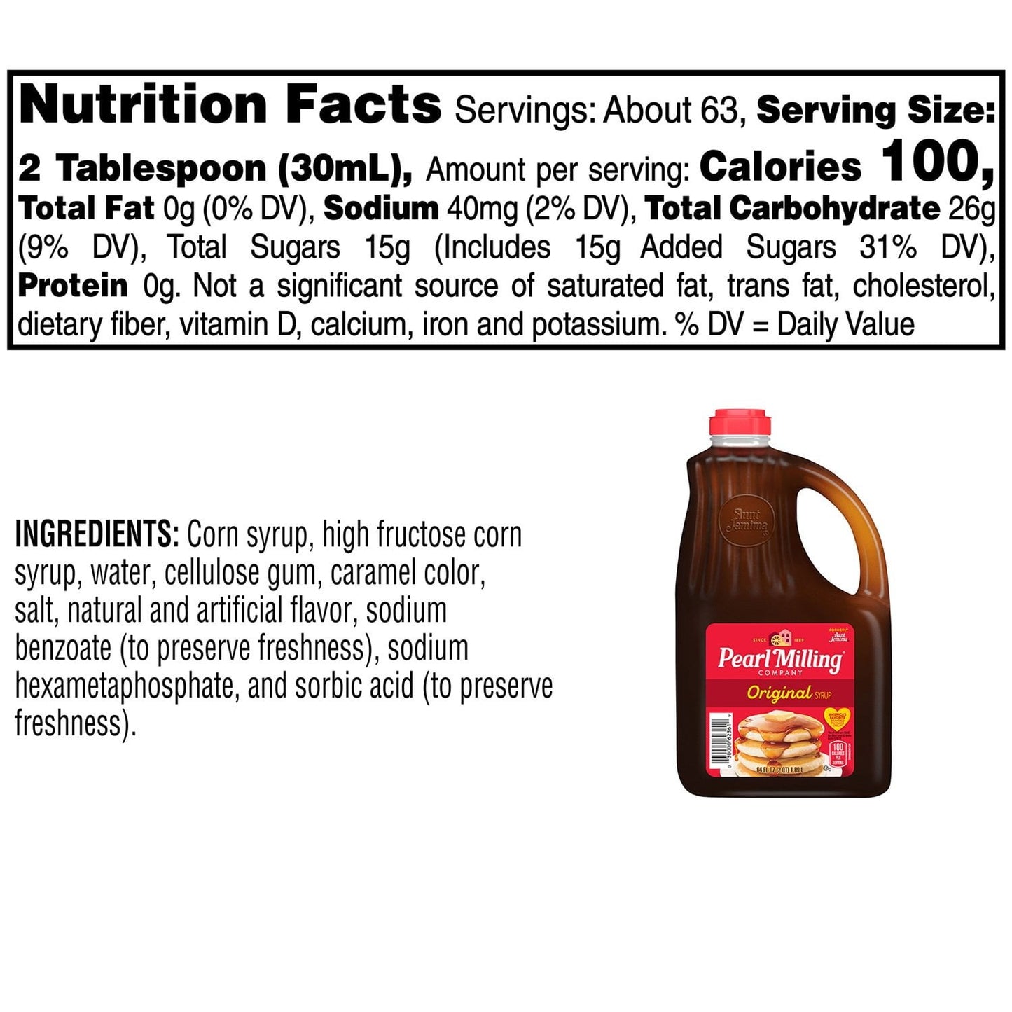 Pearl Milling Company Original Syrup – 64 fl oz