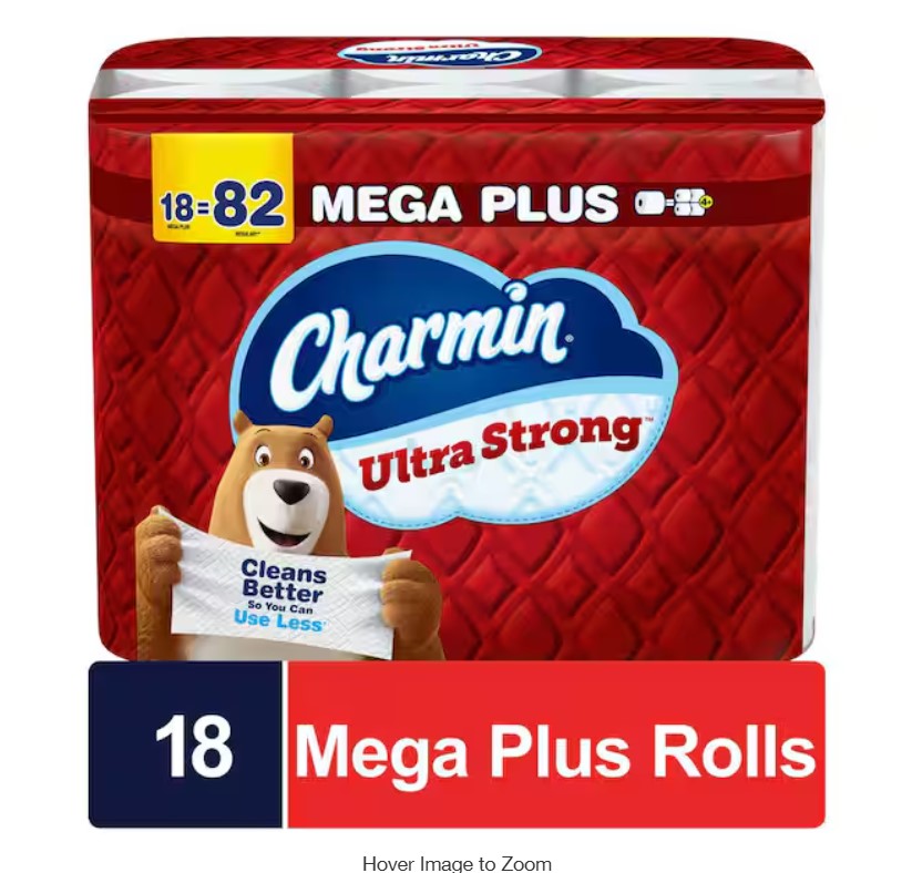 Ultra Strong Toilet Paper Roll (18 Mega Plus Rolls)
