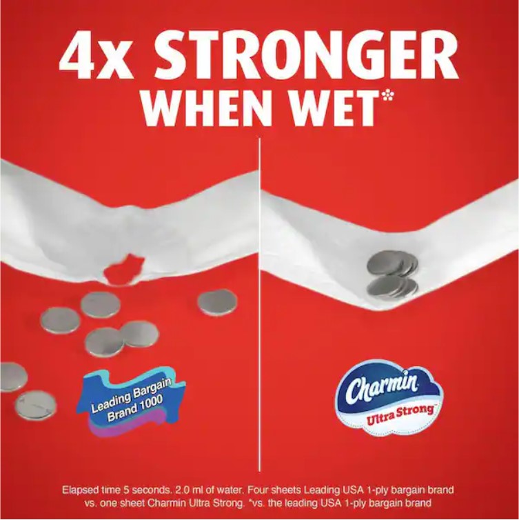 Ultra Strong Toilet Paper Roll (18 Mega Plus Rolls)