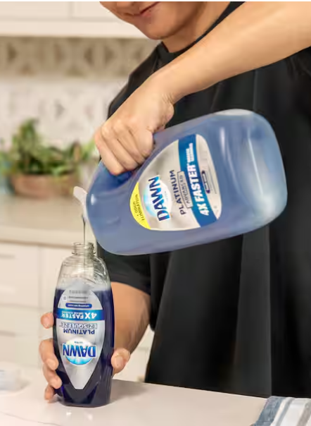 Platinum Fresh Rain Scent Liquid Dish Soap
