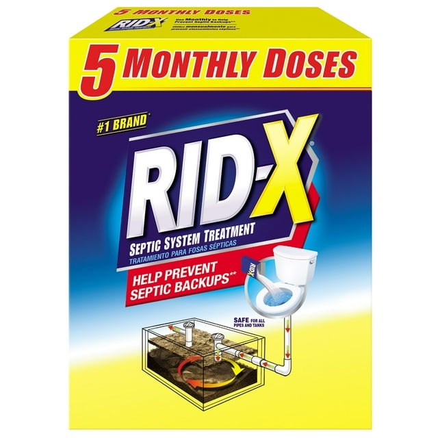 RID-X Septic Tank Treatment Powder, 49 oz