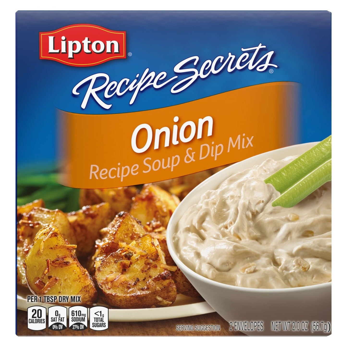 Lipton Onion Recipe Soup & Dip Mix — 6 Pack (2 oz Each)