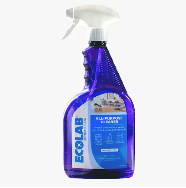 32 oz. Lavender Scented Professional-Strength All-Purpose Cleaner Spray, Degreases, Streak Free, Ready to Use