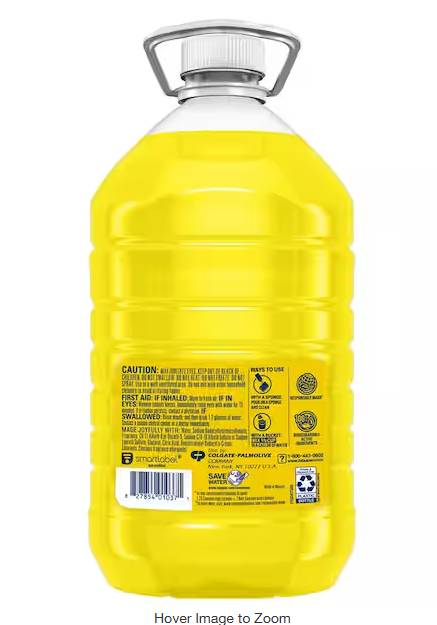 169 oz. Lemon 2X Concentrated All Purpose Cleaner and Floor Cleaner