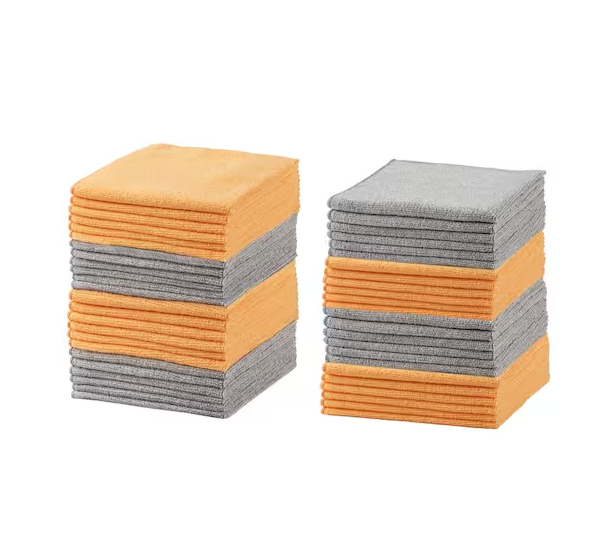 16 in. x 16 in. Multi-Purpose Microfiber Towel (24-Pack)