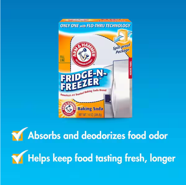 14 oz. Baking Soda Fridge-n-Freezer Odor Absorber