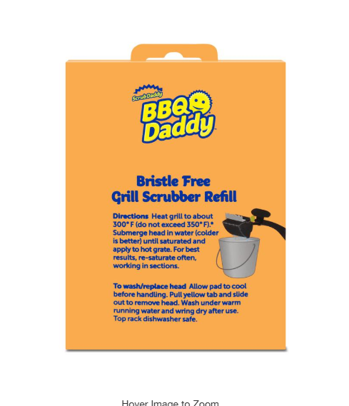 BBQ Daddy Bristle Free Grill Scrubber Refill
