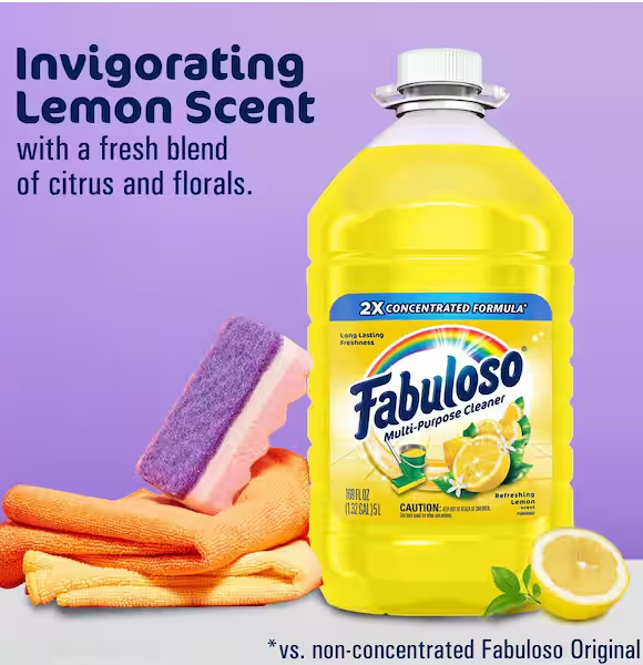 169 oz. Lemon 2X Concentrated All Purpose Cleaner and Floor Cleaner
