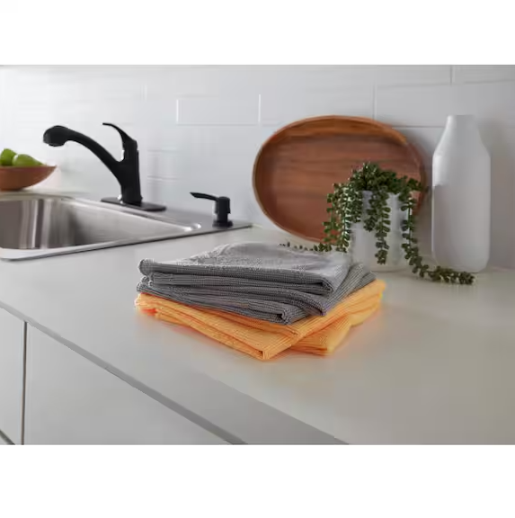 16 in. x 16 in. Multi-Purpose Microfiber Towel (24-Pack)