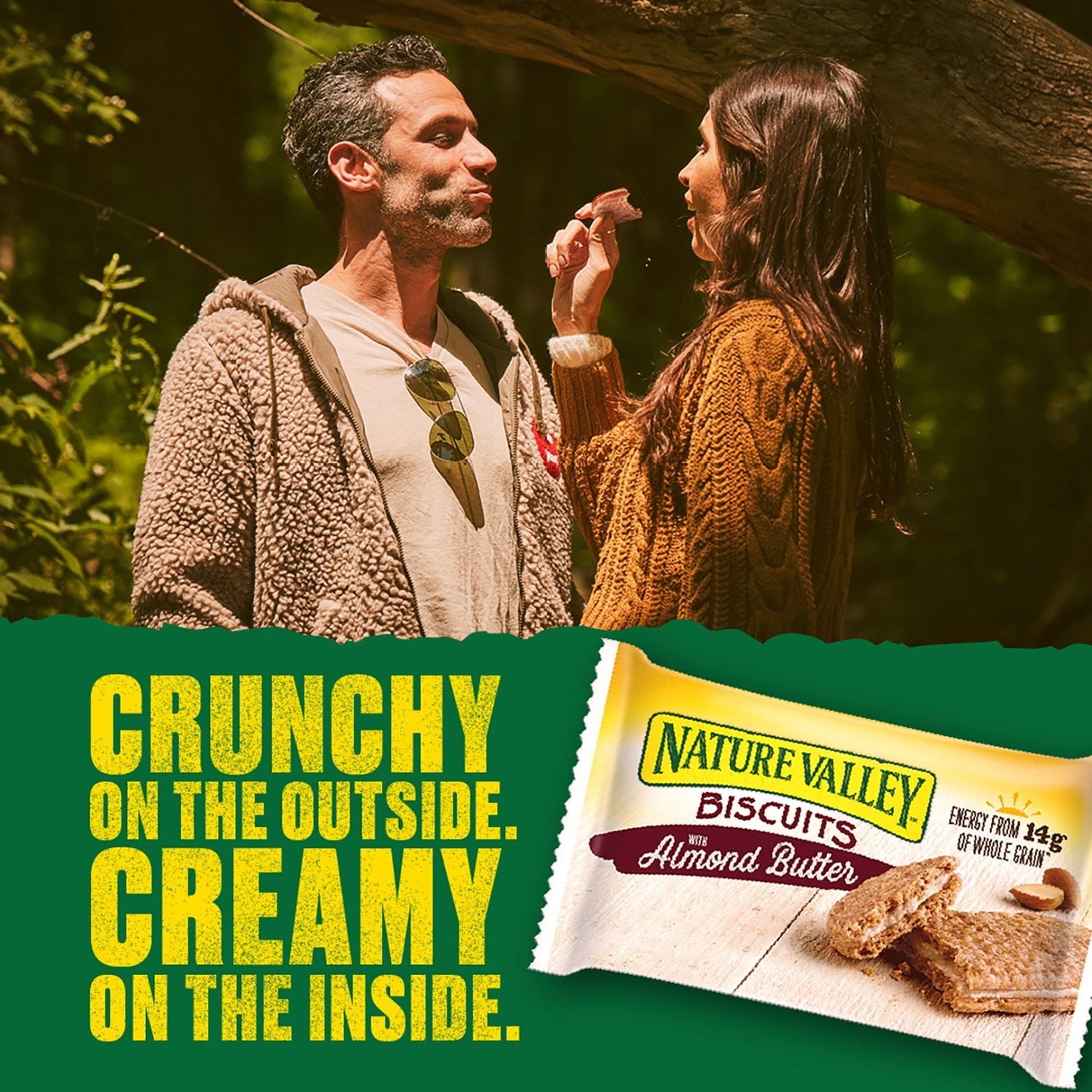 Nature Valley Biscuits with Almond Butter, Whole Grain Oats – 30 Pouches