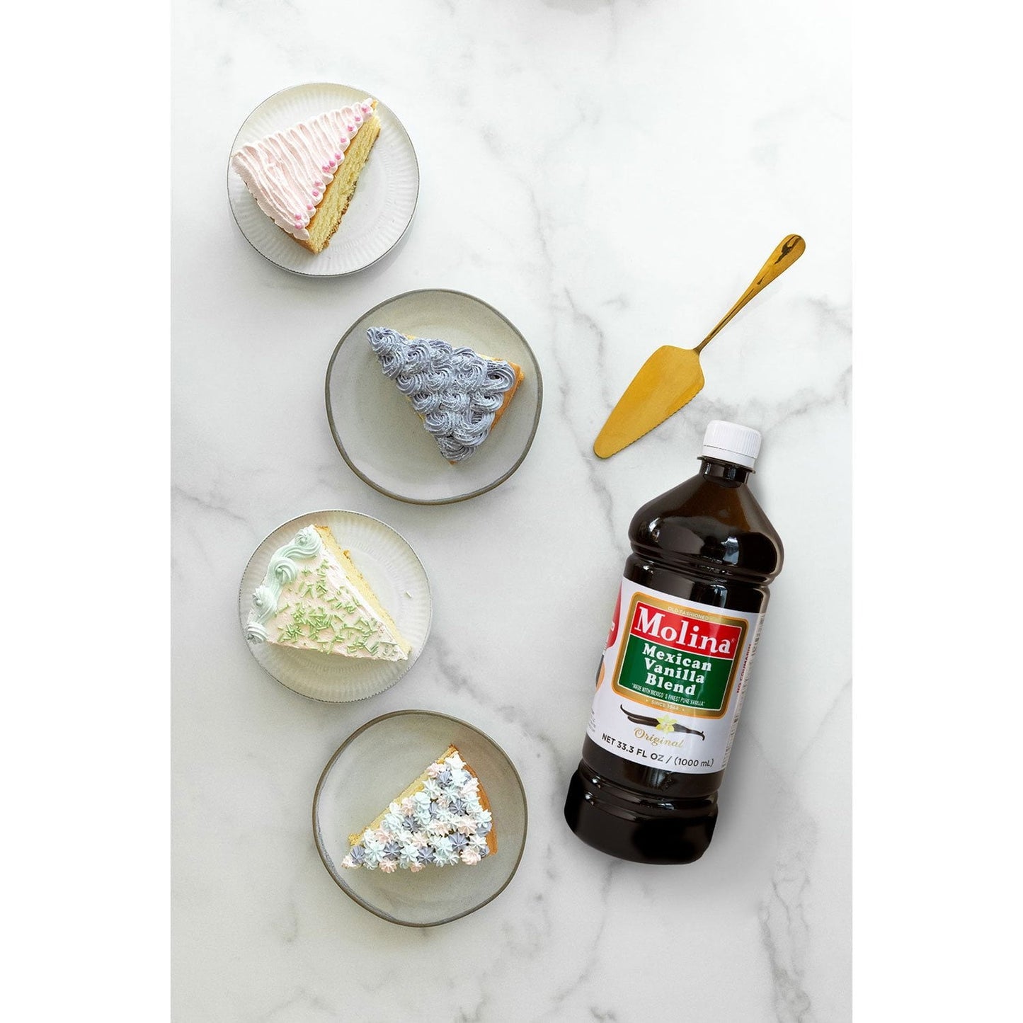 Molina Vanilla Extract – 33.3 fl oz Bottle