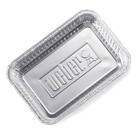 Small Grill Aluminum Disposable Drip Pans (10-Pack)