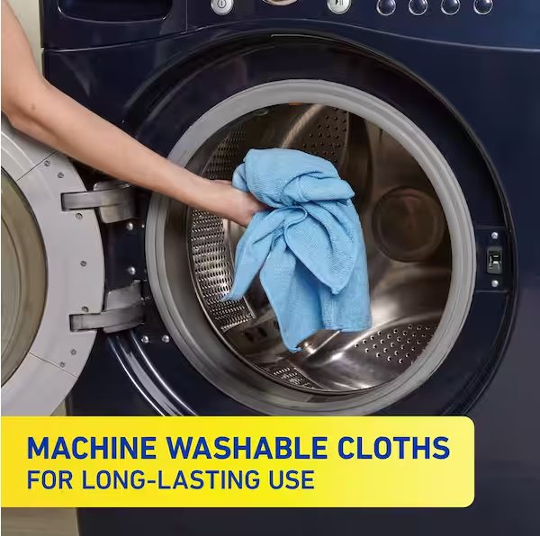 14 in. x 14 in. Microfiber Cloth Towels (24-Pack)