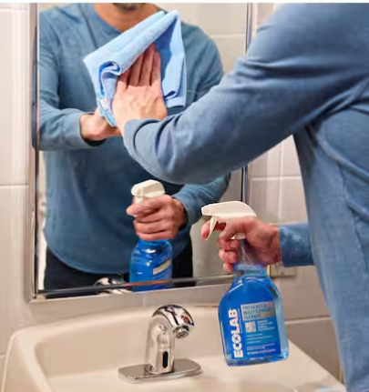 32 oz. Ammonia-Free Pro Glass Cleaner and Multi-Surface Cleaner Spray Bottle for Windows and Mirrors