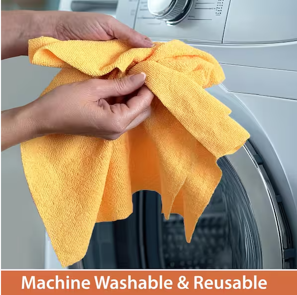 Easy-Tear 12 in. x 12 in. Microfiber Cloth Roll (50 count)