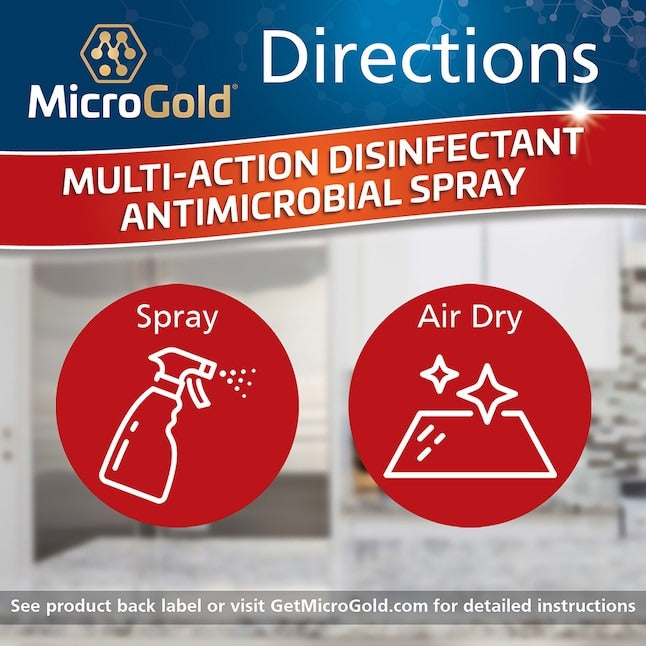 MicroGold Multi-Action Antimicrobial 24 -oz Disinfectant Liquid All-Purpose Cleaner