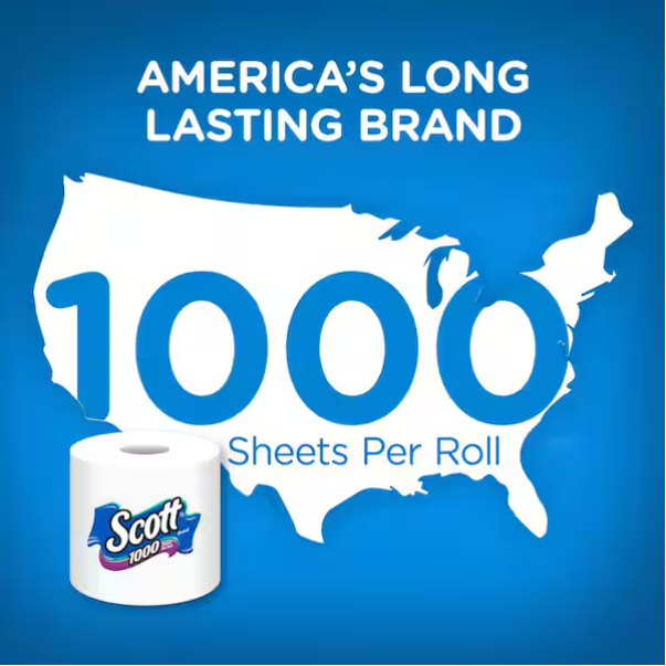 White Toilet Tissue (1000-Sheet 12 Rolls Per Pack)