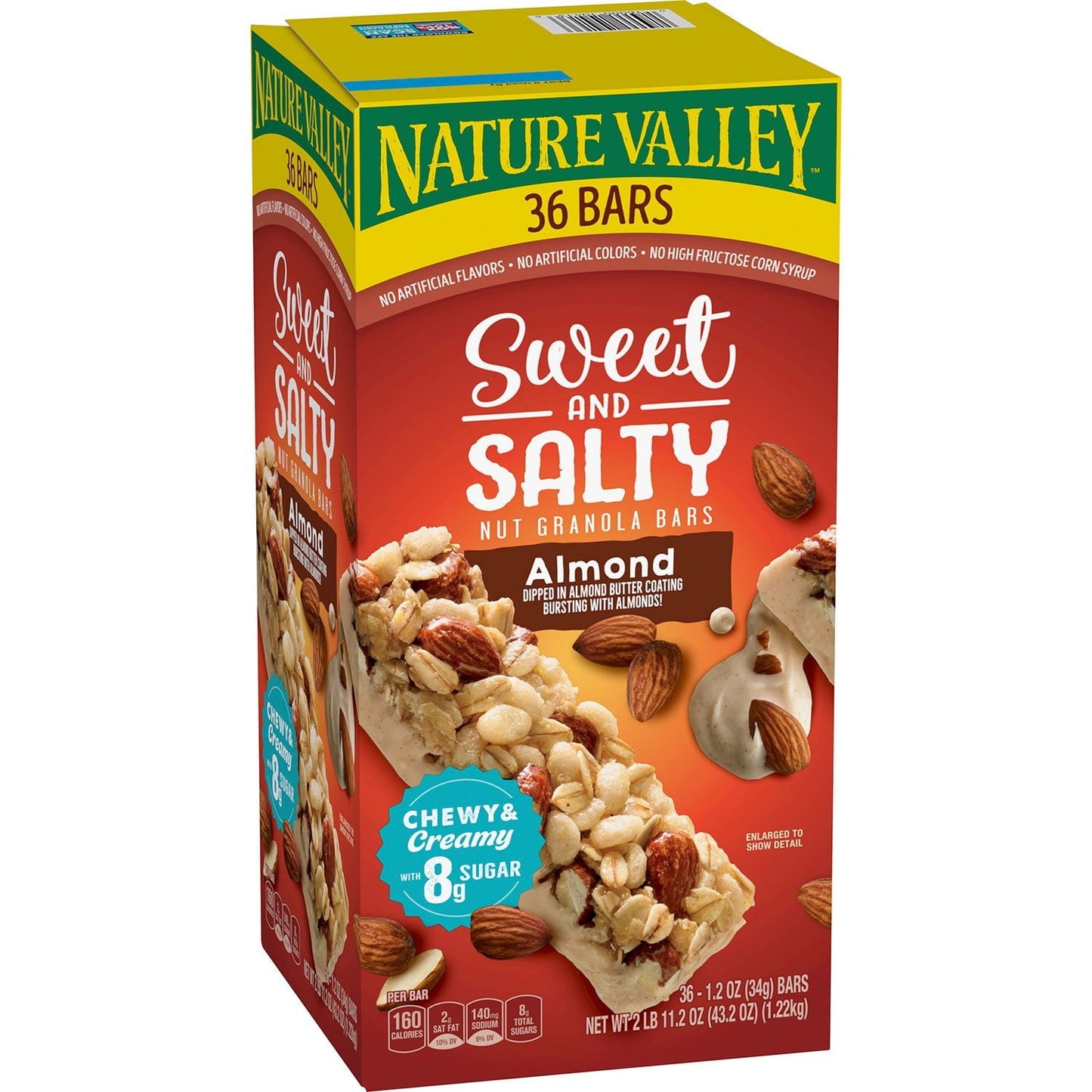 Nature Valley Sweet & Salty Nut Granola Bars – Almond, 36 Count