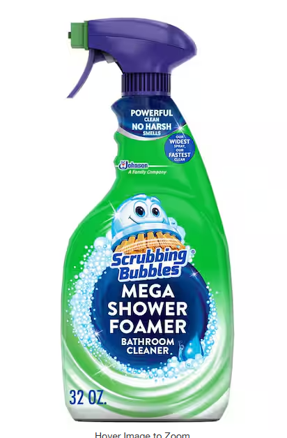 32 oz. Rainshower Scent Bathroom Cleaner Mega Shower Foamer