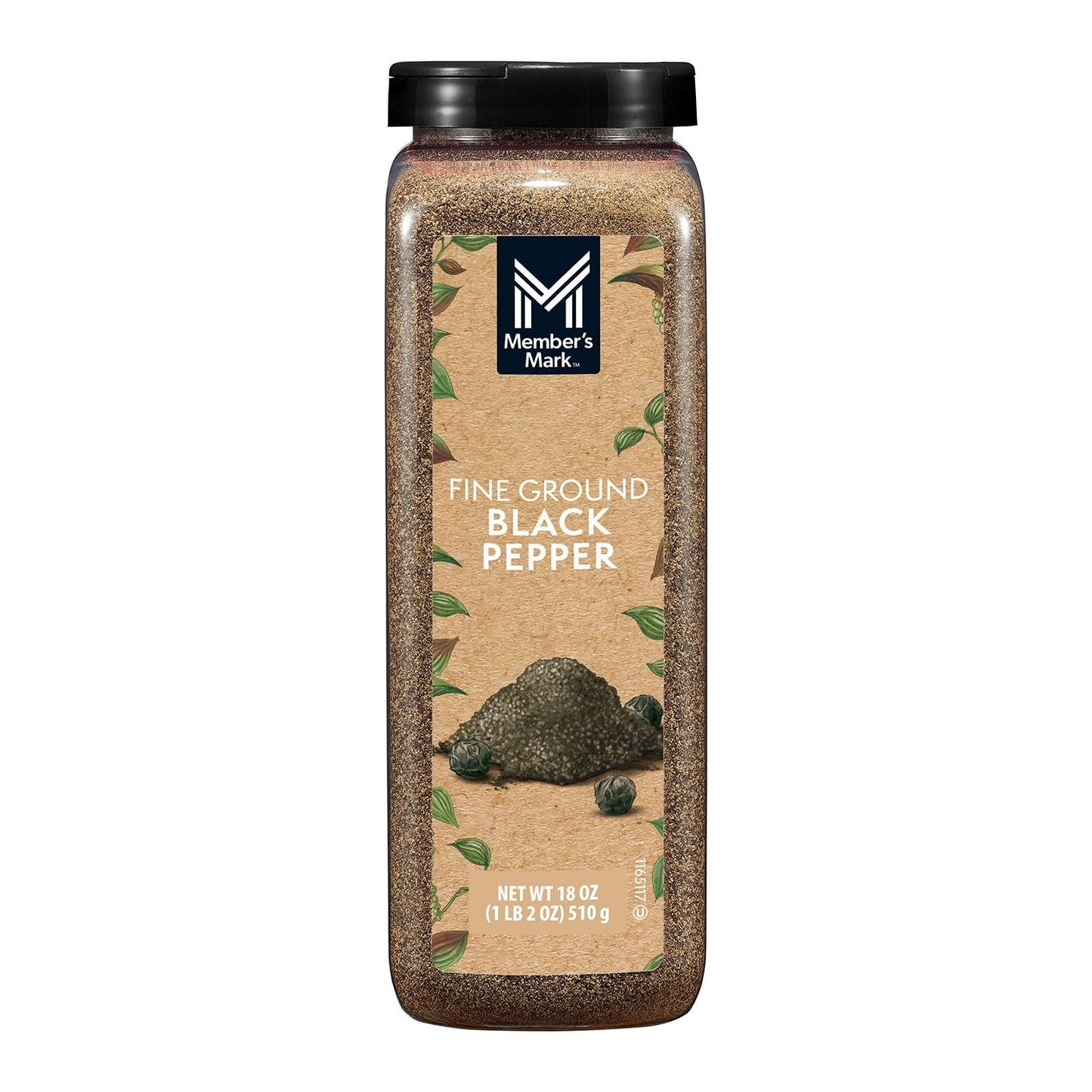 Member’s Mark Ground Black Pepper, 18 oz | Bold Flavor, Kosher-Certified Seasoning