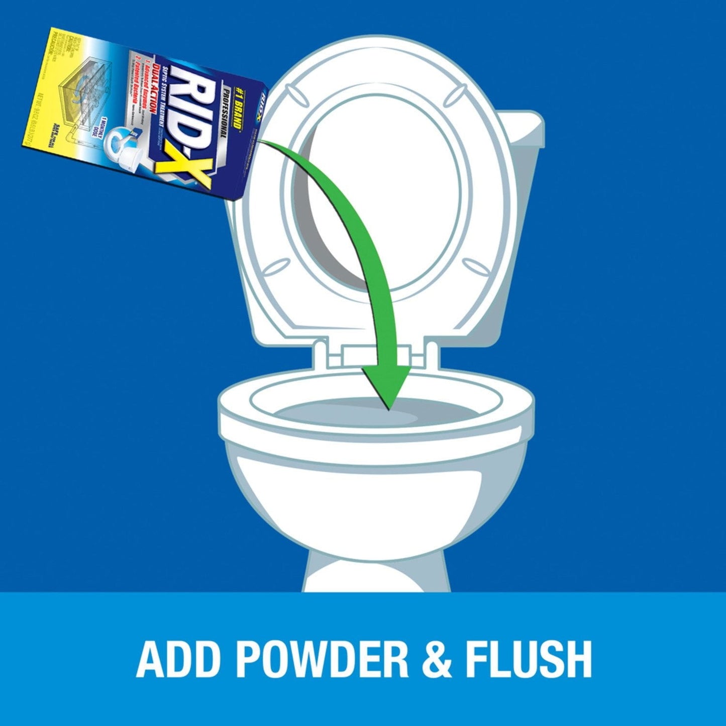 RID-X Septic Tank Treatment Powder, 49 oz