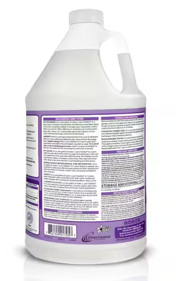 OdoBan 1 Gal. Lavender Disinfectant and Odor Eliminator, Fabric Freshener, Mold Control, Multi-Purpose Cleaner Concentrate