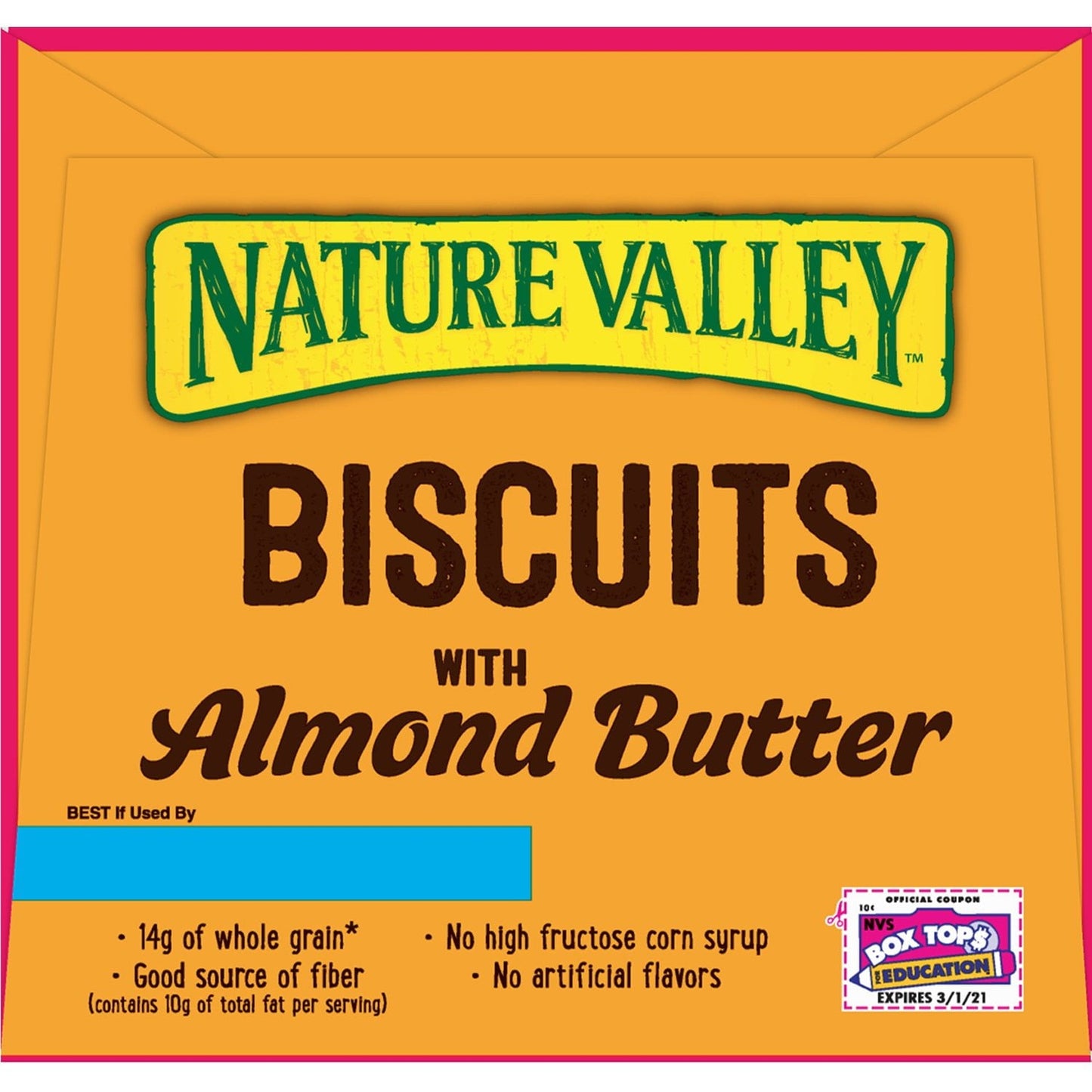 Nature Valley Biscuits with Almond Butter, Whole Grain Oats – 30 Pouches