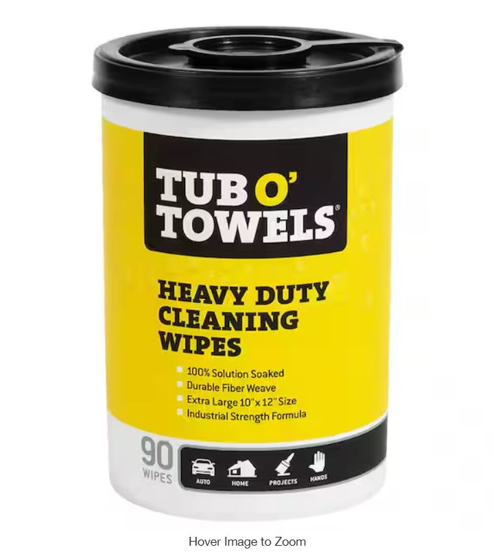 Citrus Scent Heavy-Duty Cleaning Wipes (90-Count)