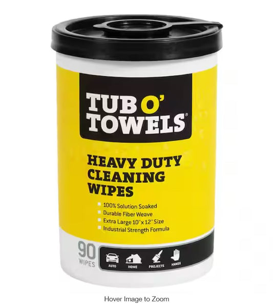 Citrus Scent Heavy-Duty Cleaning Wipes (90-Count)