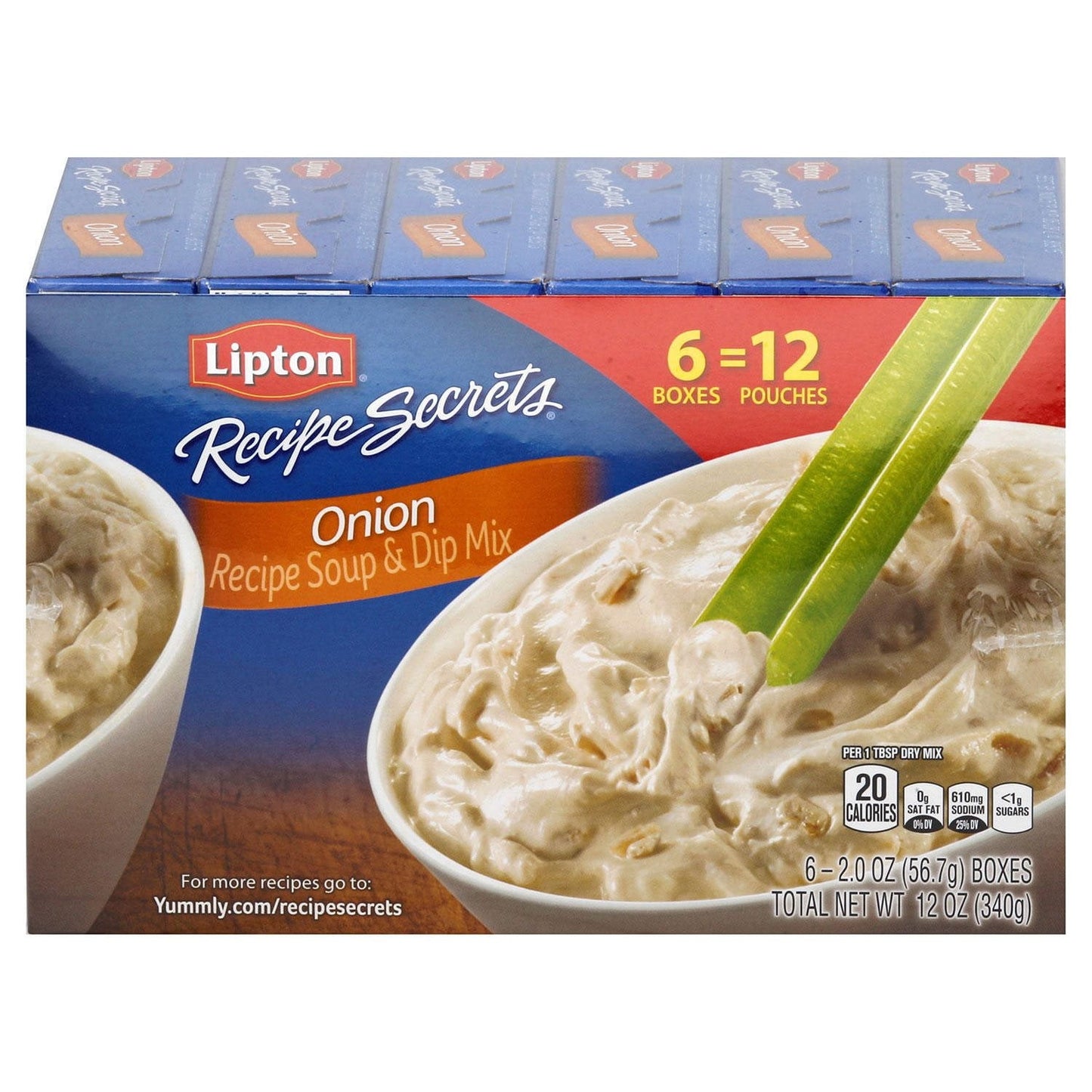 Lipton Onion Recipe Soup & Dip Mix — 6 Pack (2 oz Each)