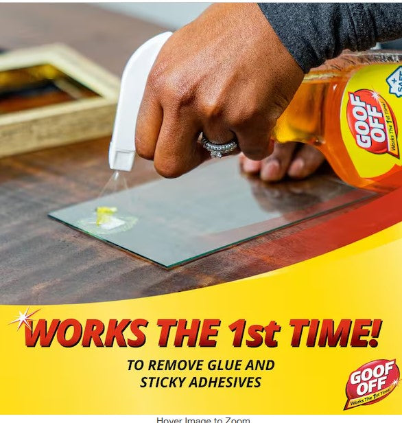 Goof Off Adhesive Gunk Remover Spray – 16 oz Trigger Bottle (FG796)