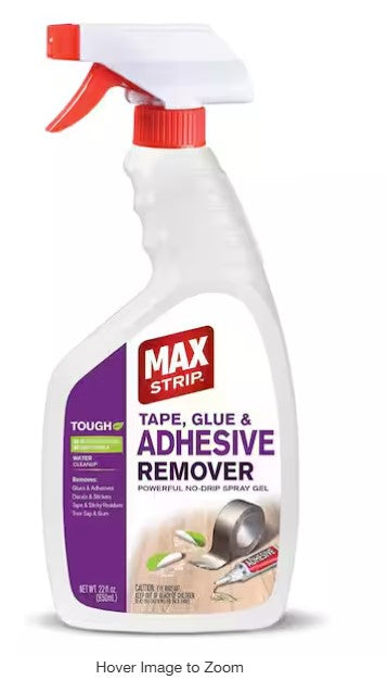 Max Strip Tape, Glue & Adhesive Remover – 22 oz Spray Gel (ESA-567)