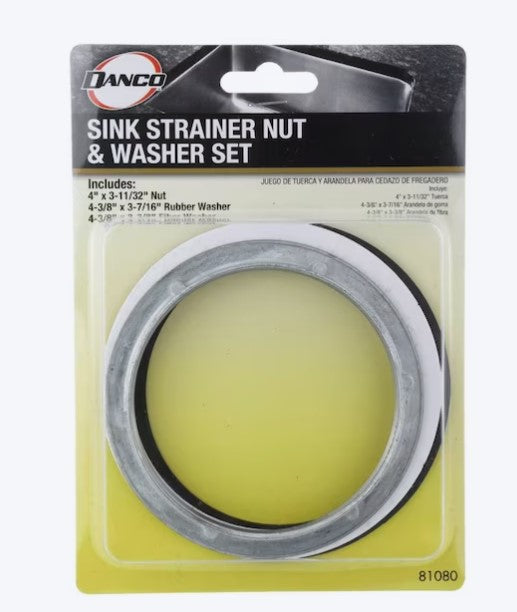Plastic Sink Strainer with Lock Mount – Rust-Resistant, 2–2.8 Inch Drain Fit