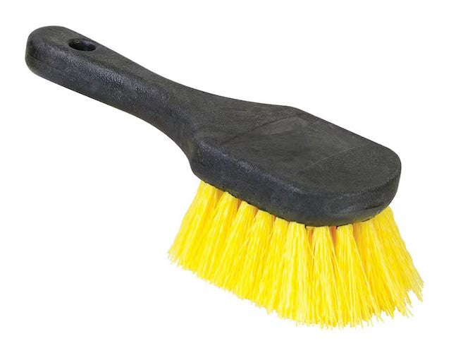 8.5 Inch Heavy Duty Gong Brush Cleaning Brush with Scraper Edge