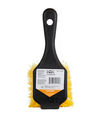 8.5 Inch Heavy Duty Gong Brush Cleaning Brush with Scraper Edge