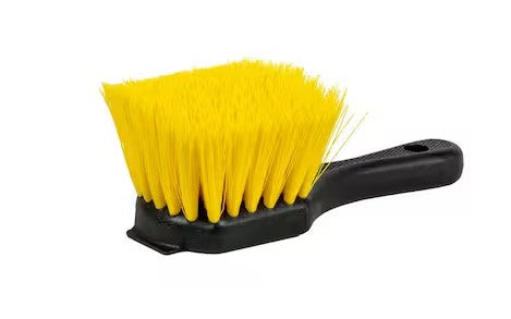 8.5 Inch Heavy Duty Gong Brush Cleaning Brush with Scraper Edge