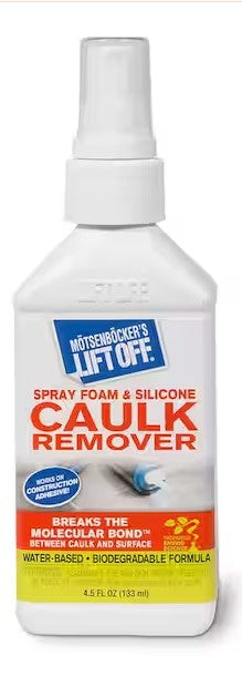 Motsenbocker’s Lift Off Silicone, Latex Caulk & Foam Sealant Remover – 4.5 oz (411-45)