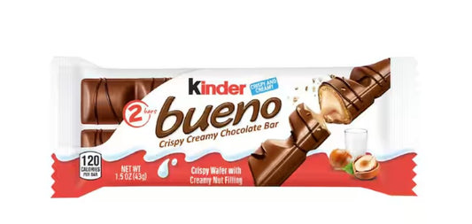Crispy Creamy Chocolate Candy Bar 1.5 oz Crunchy Wafer Milk Chocolate Snack