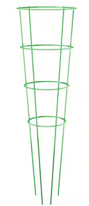 Gardener's Blue Ribbon 54 in. H Green Powder Coated Steel Grow Cage
