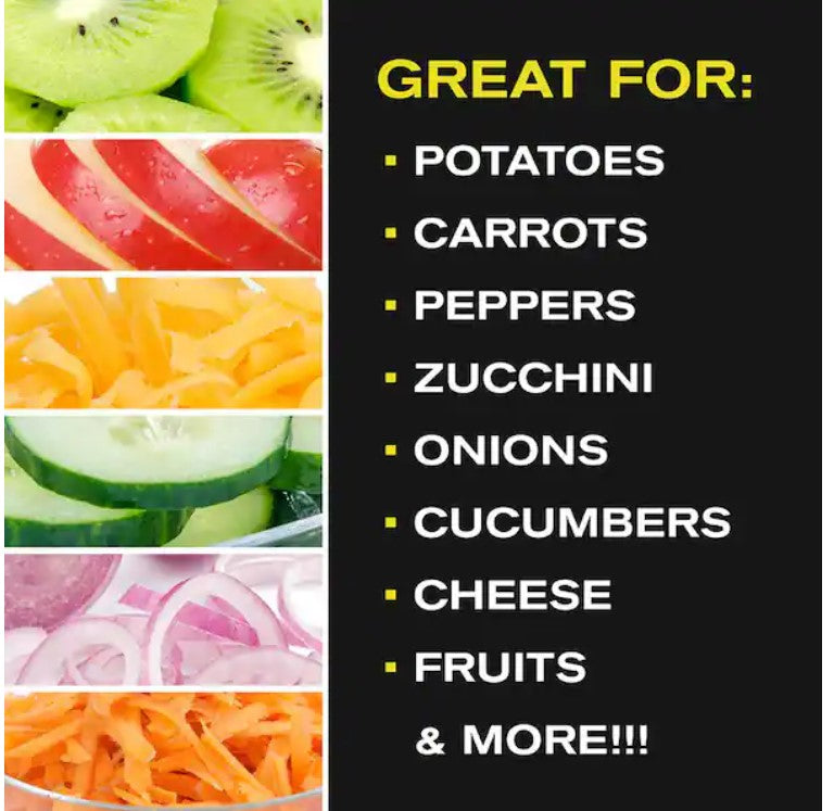 5-in-1 Vegetable Chopper & Slicer Compact Manual Kitchen Cutter with Container