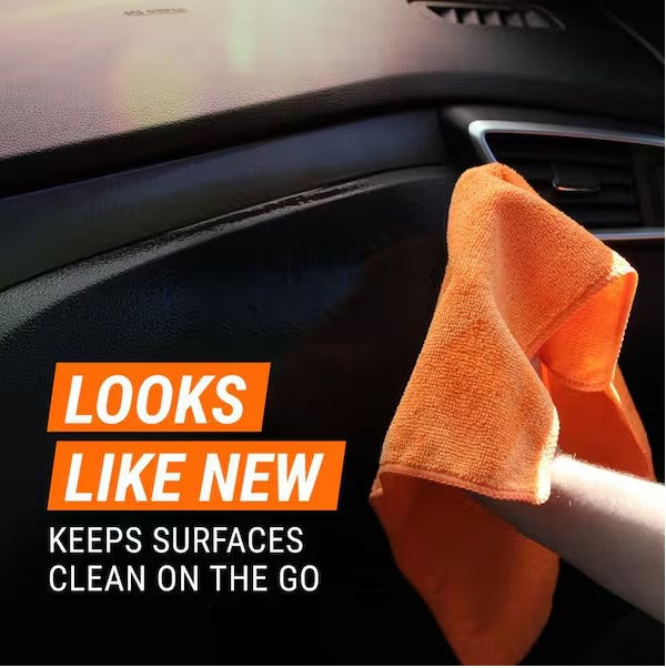 Car Cleaning Kit – Multi-Product Quick Clean Set with Microfiber & Sponge