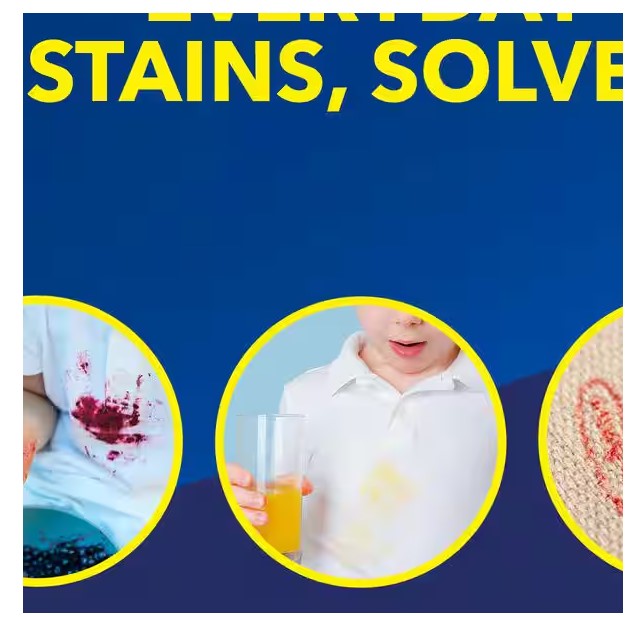 Laundry Fabric Stain Remover Spray – 21.5 oz, Chlorine-Free Multi-Surface Cleaner