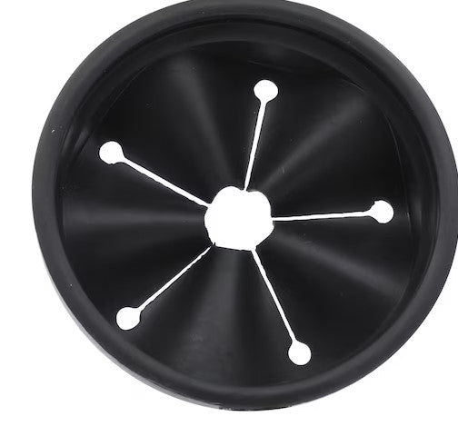 Garbage Disposal Splash Guard – Rubber, Black, 3.45 Inch